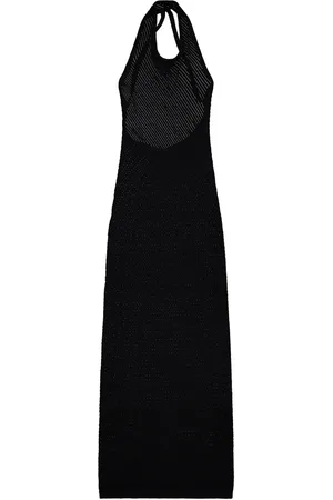 LANEUS Robe en maille à coupe longue