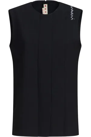 Marni Gilet à logo brodé