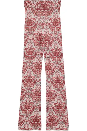 Paco rabanne Pantalon slim à motif cachemire en jacquard