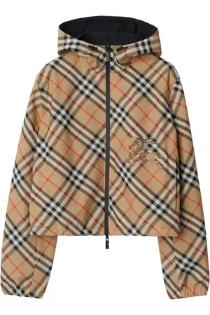 Burberry Veste crop à design réversible