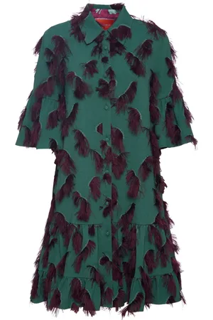 La DoubleJ Robe courte Choux à franges