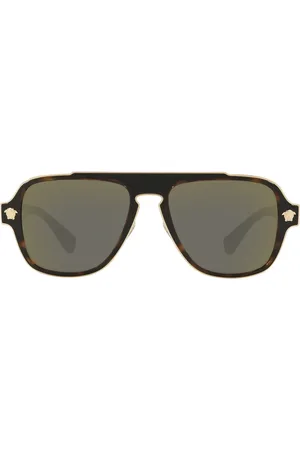 VERSACE Lunettes de soleil à monture aviateur