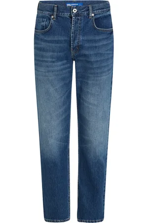 Karl Lagerfeld Jean droit à effet délavé