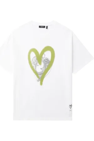 FIVE CM T-shirt en coton à imprimé graphique