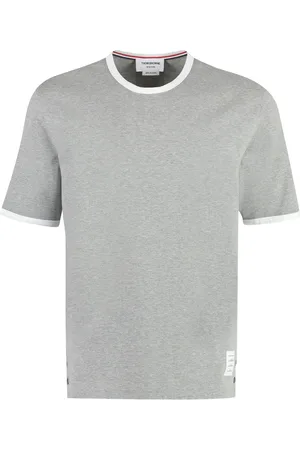 Thom Browne T-shirt à bordures contrastantes