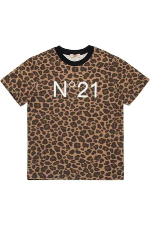 Nº21 T-shirt à imprimé léopard