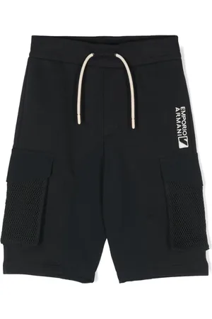 Emporio Armani Short à logo brodé