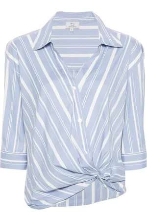 Woolrich T-shirt rayé à détail torsadé