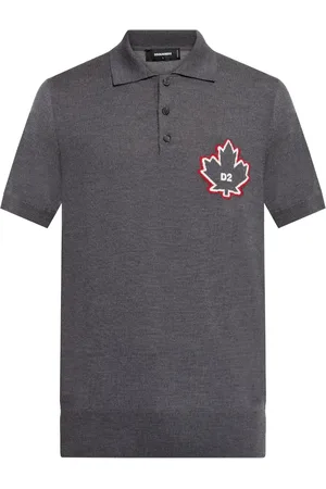 Dsquared2 Polo à logo en jacquard