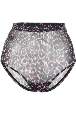 Marlies Dekkers Culotte transparente à imprimé léopard