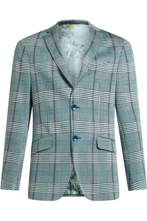Etro Blazer Glen à carreaux