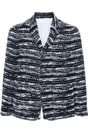 Thom Browne Blazer en tweed à design structuré