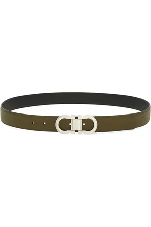 Salvatore Ferragamo Ceinture Gancini à design réversible