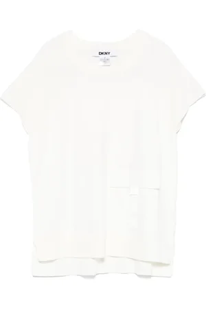 DKNY T-shirt en maille nervurée