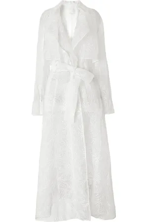 GENNY Manteau à fleurs brodées
