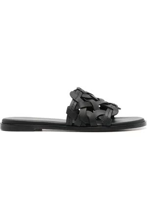 Gianvito Rossi Sandales en cuir à design tressé