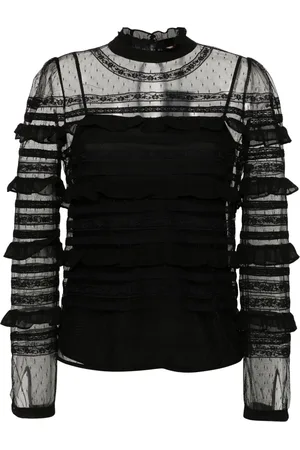 Twin-Set Blouse à détails de volants