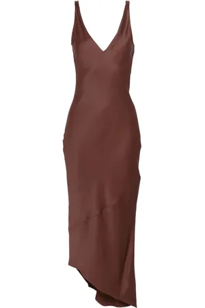 J.W.Anderson Robe courte satiné à col v