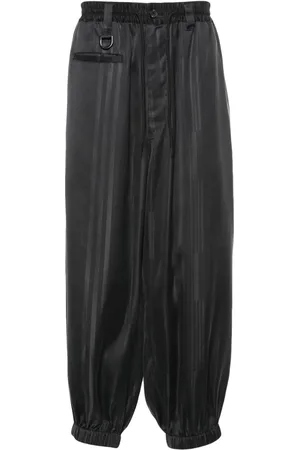 Y-3 Pantalon fuselé à rayures