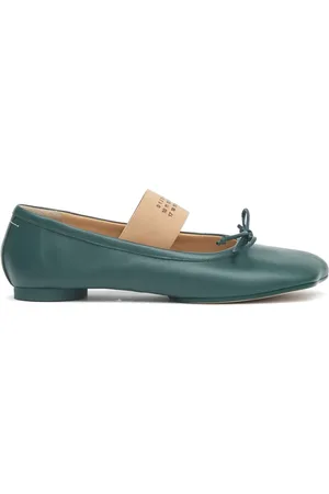 Maison Margiela Ballerines en cuir à motif Anatomic Numbers