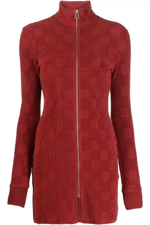 AMBUSH Robe courte zippée à motif monogrammé