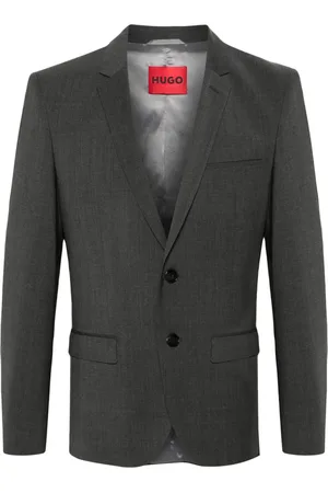 HUGO BOSS Blazer à revers crantés