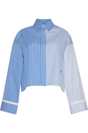 ADAM LIPPES Chemise en coton à rayures