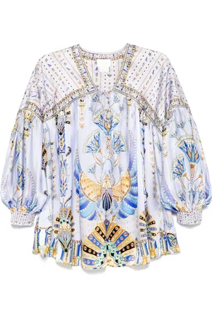 Camilla Blouse à poignets élastiqués