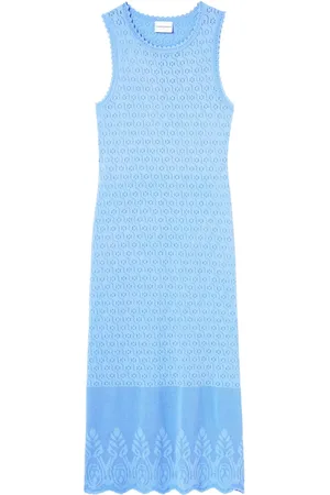 Claudie Pierlot Robe en maille pointelle à coupe mi-longue