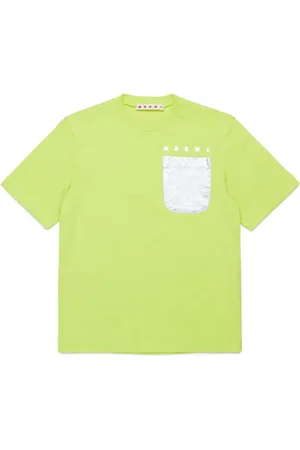 Marni T-shirt en coton à logo imprimé