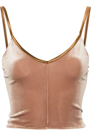 FORTE FORTE Haut crop en velours