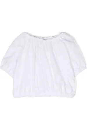 DOUUOD KIDS Blouse en coton à détail brodé