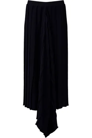 Maison Margiela Jupe mi-longue à design plissé