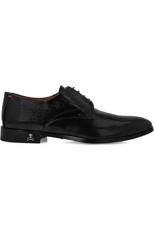 Philipp Plein Derbies en cuir à motif monogrammé