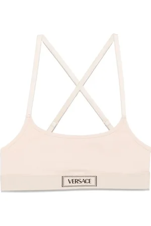 VERSACE Soutien-gorge à bande logo 90s