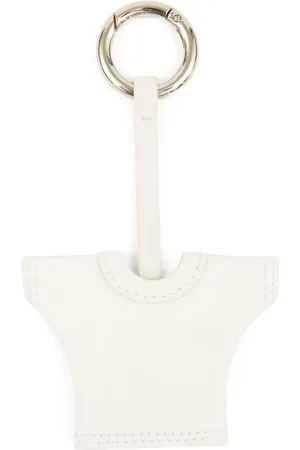 Maison Margiela Porte-clés à breloque t-shirt en cuir