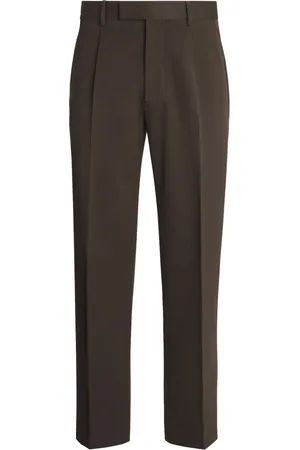 Ermenegildo Zegna Pantalon court à détails plissés