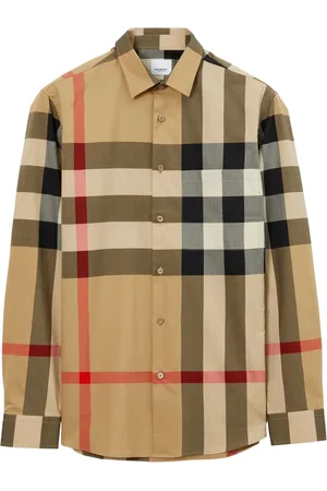 Burberry T-shirt en coton à carreaux