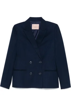 Twin-Set Blazer à fines rayures