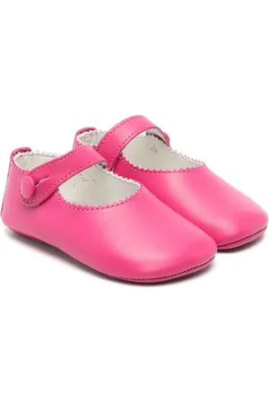 GALLUCCI Ballerines en cuir à bords festonnés