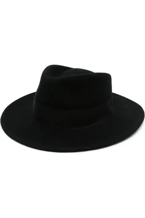 Borsalino Fédora à design texturé