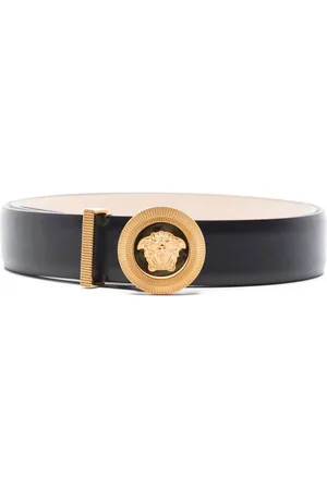VERSACE Ceinture Medusa Biggie en cuir