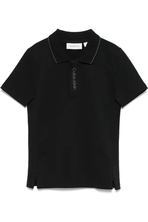 Calvin Klein Polo en piqué à logo brodé