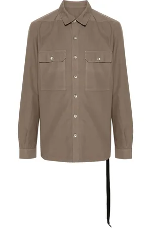 Rick Owens Chemise en popeline biologique