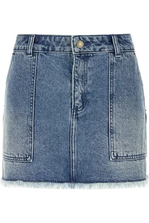 Michael Kors Minijupe en jean à bords francs
