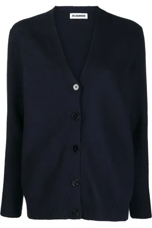 Jil Sander Cardigan en laine à col v