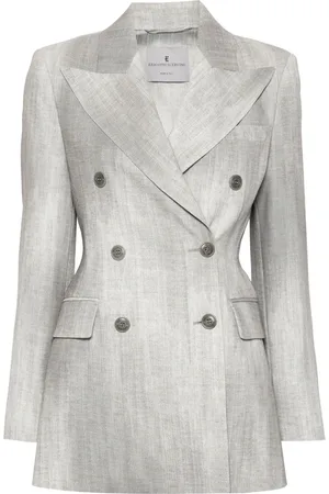 ERMANNO SCERVINO Blazer imprimé à effet usé