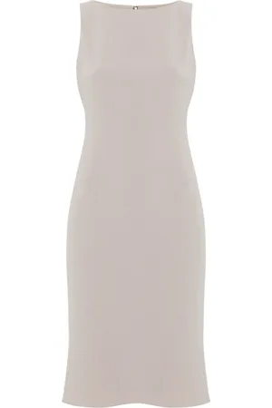 THEORY Robe mi-longue en crêpe