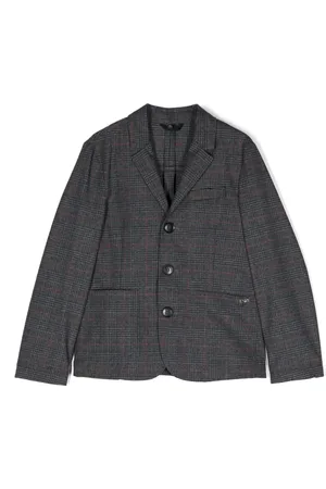 Emporio Armani Blazer à simple boutonnage
