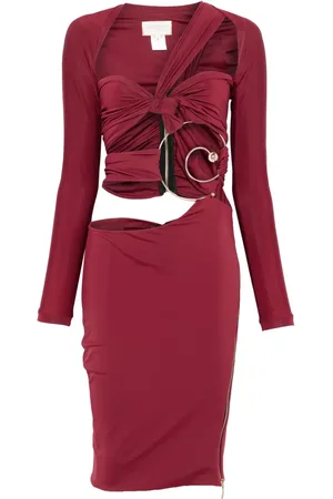 MITILIANE COUTURE Robe mi-longue à découpes